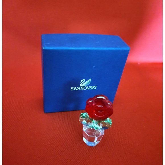 Swarowski Red Crystal Rose 866896 - Picture 4 of 12